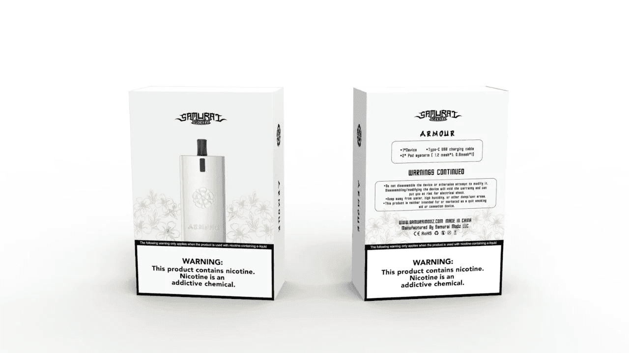 將軍SAMURAI Armour鎧甲電子煙主機空倉煙彈官網:圖片 9